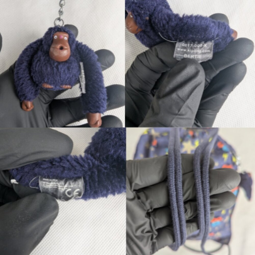 Kipling Supertaboo Medium Drawstring Backpack Pur… - image 4